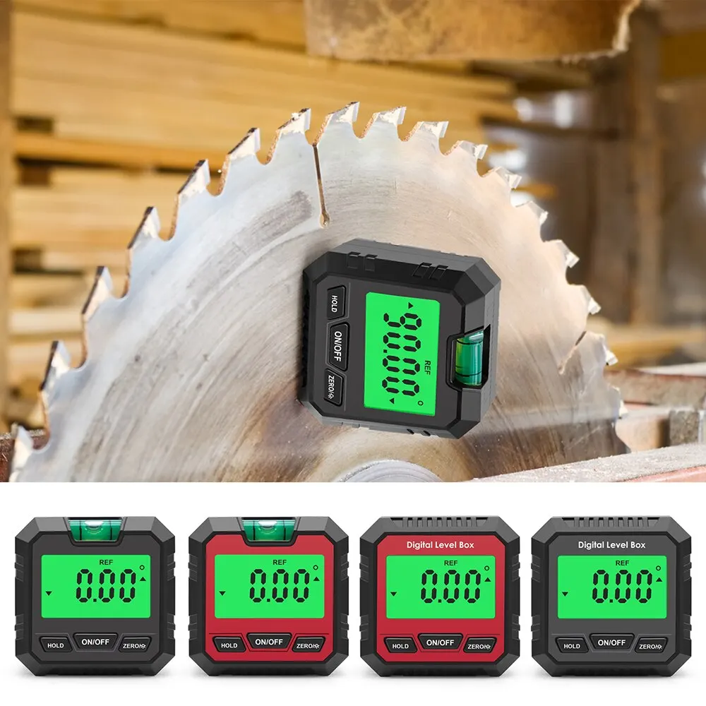 4*90&deg; Degree Digital Level Box Protractor Angle Finder Bevel Gauge Inclinometer with Magnetic Based Backlight