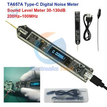 Contatore di frequenza Tipo penna 200Hz-100MHz Misuratore di frequenza segnale RF ad alta precisione per MF ‌   Calibrazione dell'oscillatore MCU HF VHF FM