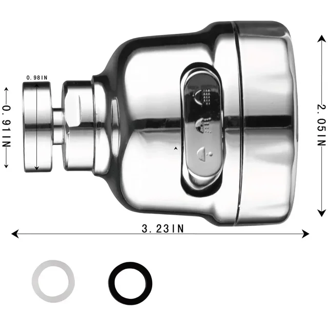 360 Degree Swivel Kitchen Faucet Aerator Adjustable Dual Mode Sprayer Filter Diffuser Water Saving Nozzle Bath Faucet Connector 4