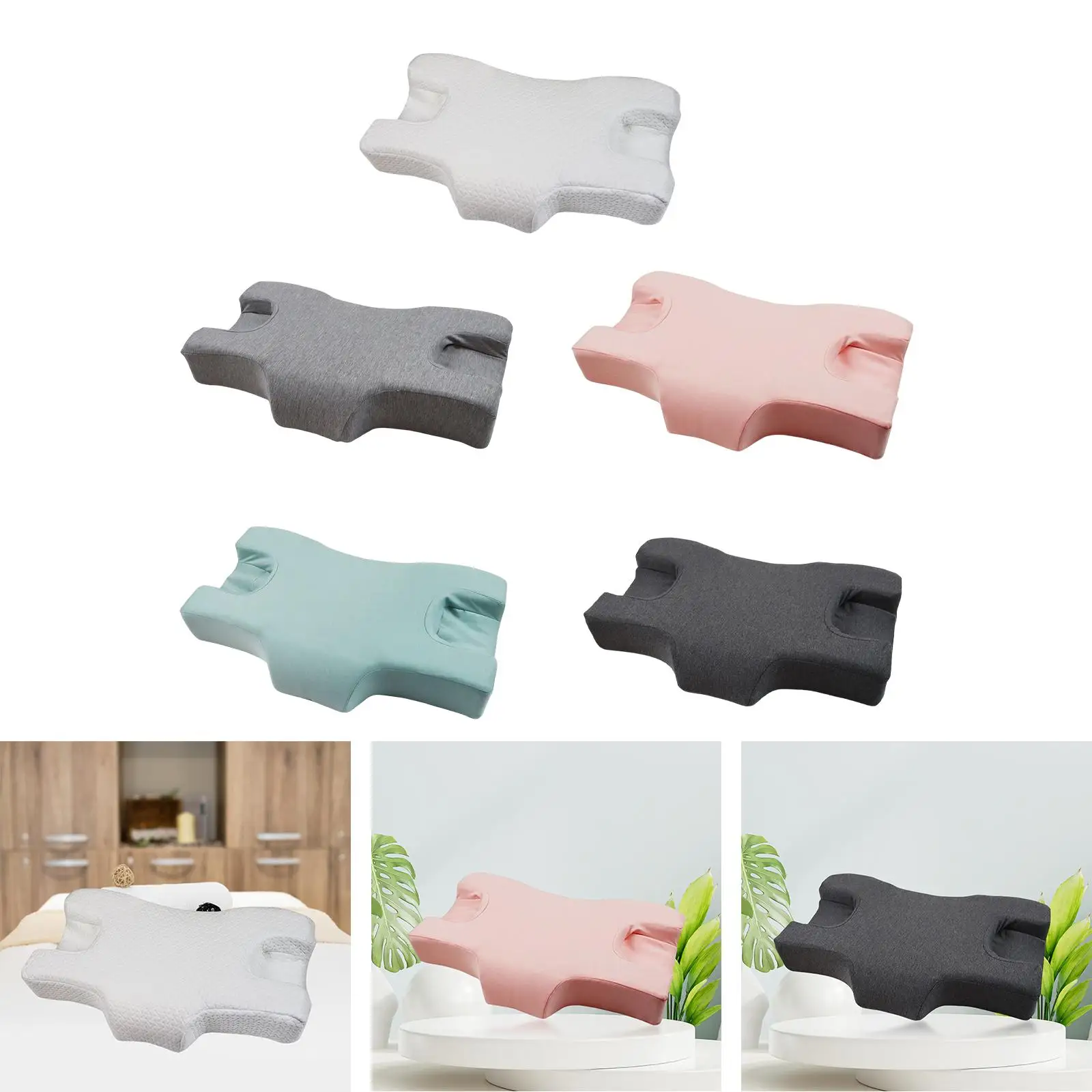 Sleeping Ergonomic Bed Pillow Face Wrinkle Prevention Face Cervical Pillow Neck Protection Comfortable Bedding Pillow for Woman 3