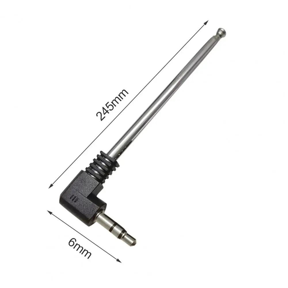3.5mm Signal Booster Mini PVA FM Radio Receiver Antenna Retractable Aerial Stainless Steel MultiPurpose Interface Cell Phone cell phone signal booster antenna