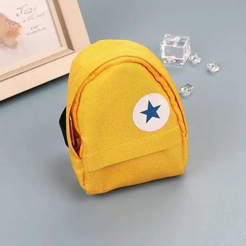 Fashion Canvas Zero Wallet Creative Mountaineering Backpack Cute Storage Bag Key Earphone Zipper Coin Purse Women Wallets