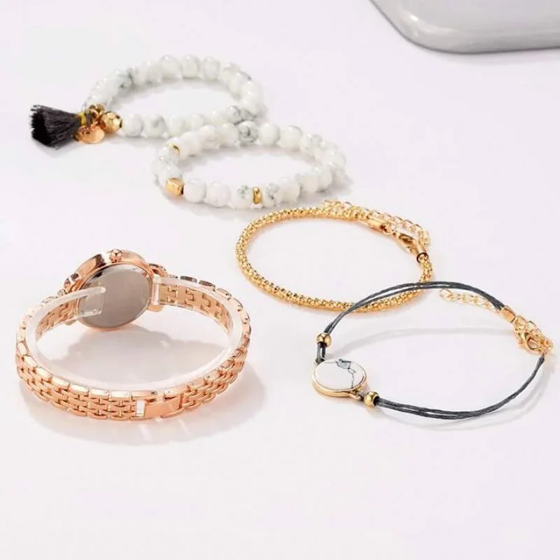 Gaiety Brand 5pcs Set Watches Women Fashion Quartz Wristwatches Ladies Dress Bracelet Clock Female Gift relogio