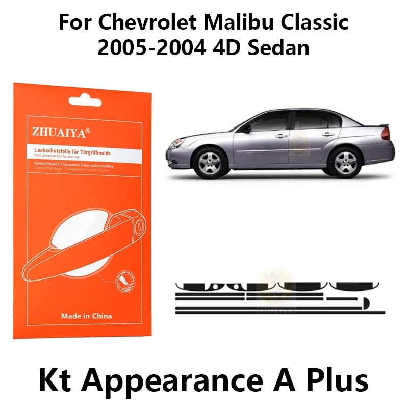 

Защитная пленка ZHUAIYA для красок дверной ручки, ТПУ PPF для Chevrolet Malibu Classic 2005-2004 4D Седан