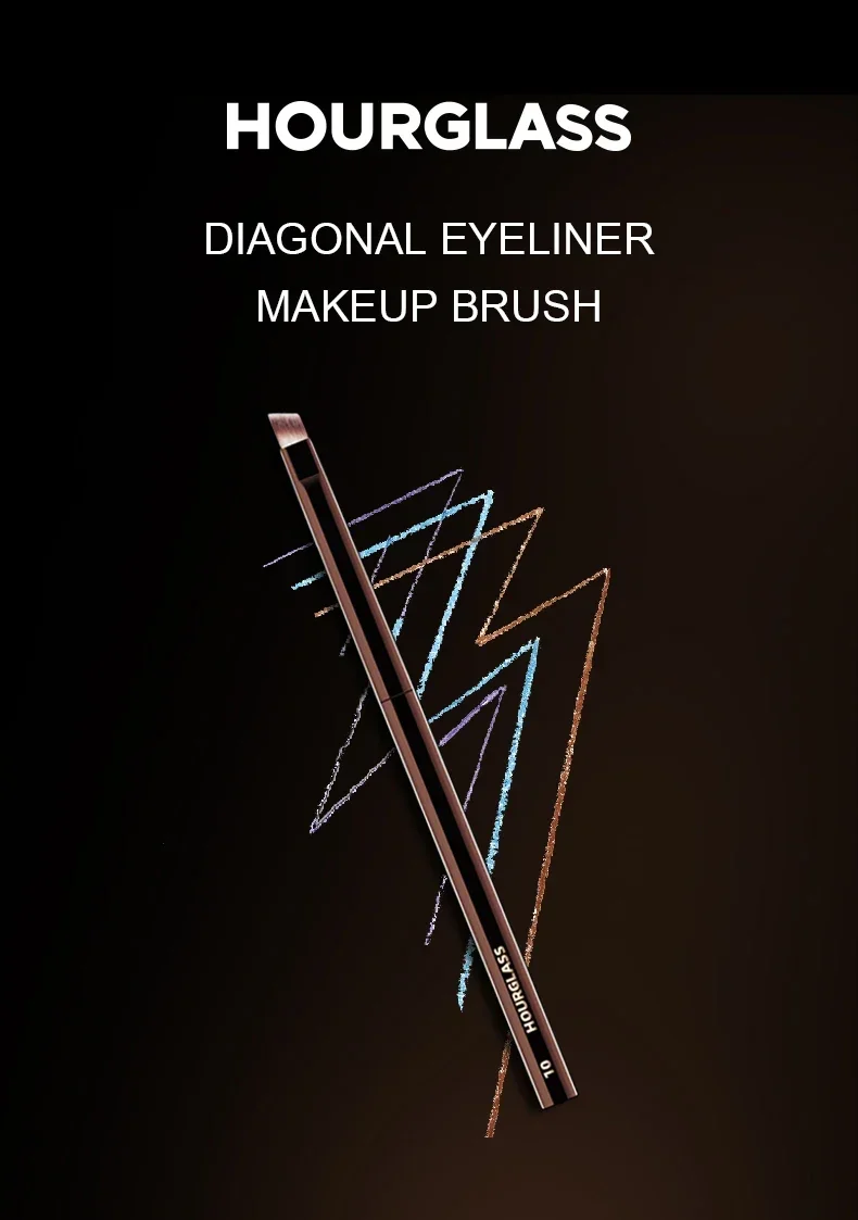 Hourglass Makeup Brush Set Loose Powder Powder Blusher Foundation Eye Shadow Eyebrow Eyeliner Concealer Brush Makeup brush set Makeup brush Lip brush Eyelashes brush Facial mask brush Eyelash removal brush Eyelash cleaner brush Eyelash brush Makeup tool set Makeup tool