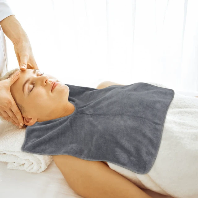 Személyre Szabott U Alakú Mikroszálas Esztétikus Szalon Spa Masszázs Arc Nyakú Kozmetikai Törülköző Melegítő A 3 Db -Hoz