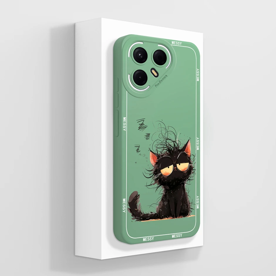 Artistic Oil Painting Style Soft Silicone Anti-Drop Phone Case Cover