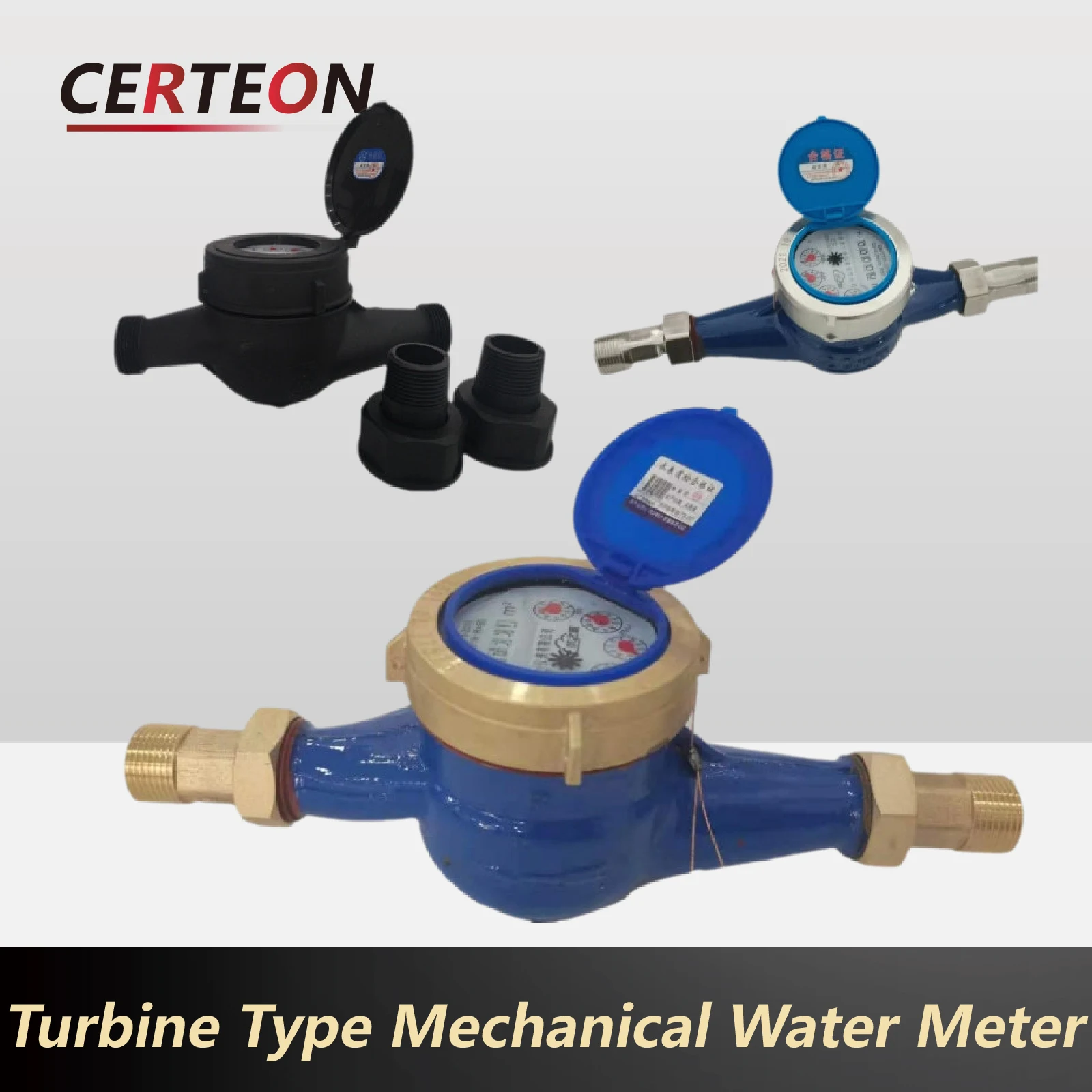 Contatore Idrico 1/2 DN15 Acqua Fredda Con Certificazione Meccanica  S1 B405809766509