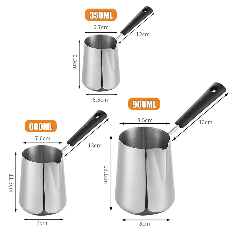 Jarra espumante de leche 350 ml/600 ml/900 ml/1500 ml (12 onzas/20 onzas/32 onzas/50 onzas Jarra espumante de leche 350 ml/600 ml/900 ml/1500 ml (12 onzas/20 onzas/32 onzas/50 onzas