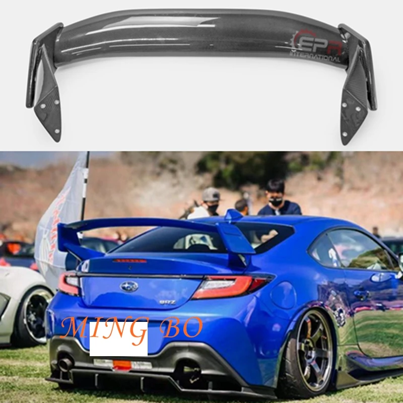 

REAL CARBON FIBER REAR WING TRUNK LIP TAIL SPOILER FOR Toyota GR86 / Subaru BRZ 2021 2022 2023 ST STYLE