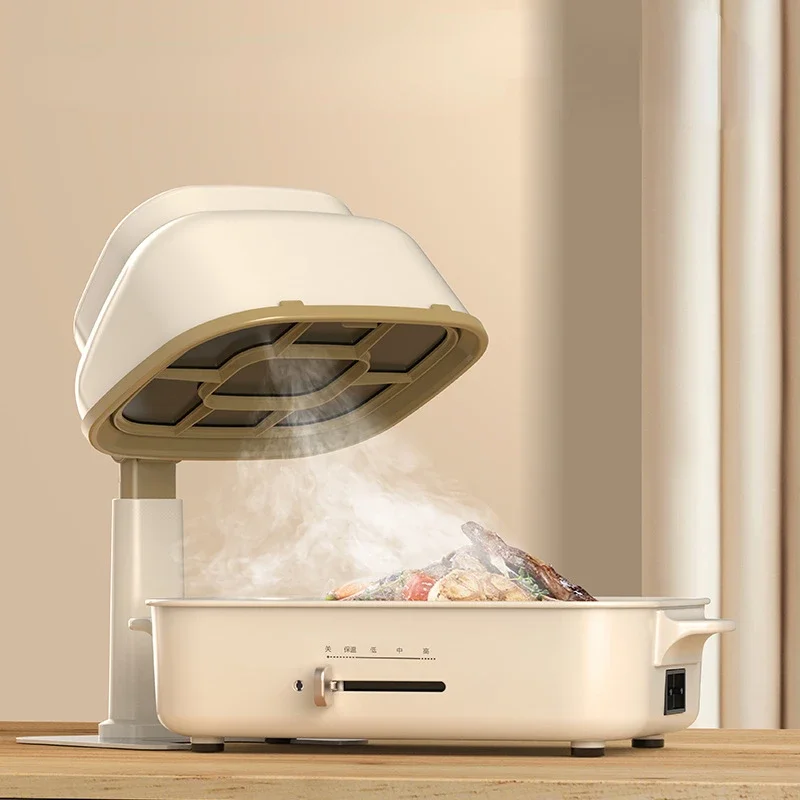 Activated Carbon Filter Cotton Kitchen Extractor Hood Portable Range Hoods Mobile Barbecue Exhaust Fan Small Home Cooker Hoods 3