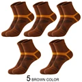 5 Pairs Brown