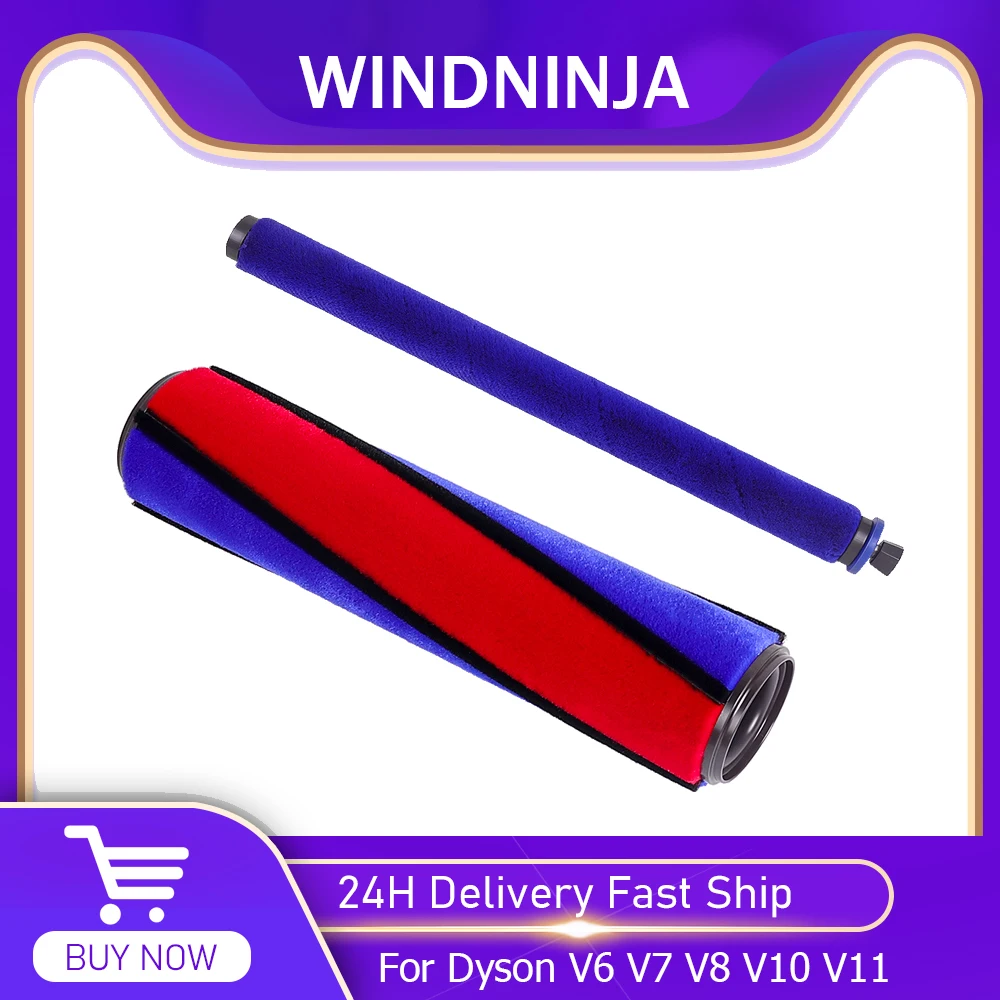 Roller Brush Bar Replacement for Dyson V6 V7 V8 V10 V11 Vacuum Cleaner Accessories Hard Floor Brush Main Brush Core Spare Parts