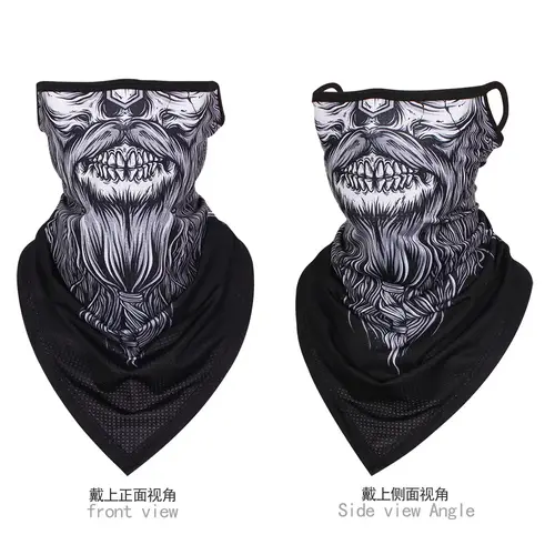 Multi-function Motorcycle Face Scarf Skull Masks Cycling Neck Gaiter Cover Mesh Tube Sport Sunscreen Men Women Bandana Balaclava - Image 16