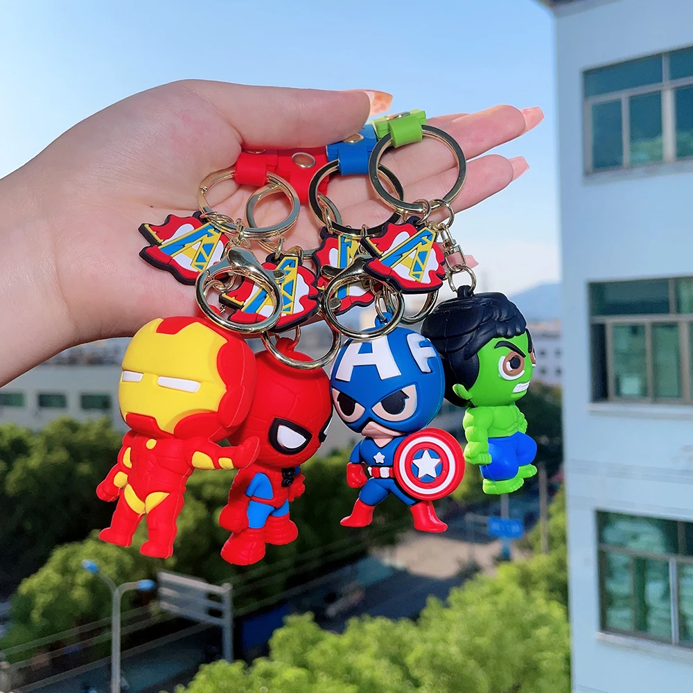 Keychain Cartoon 3D Cute, Silicone, Keychains for Kids Backpack