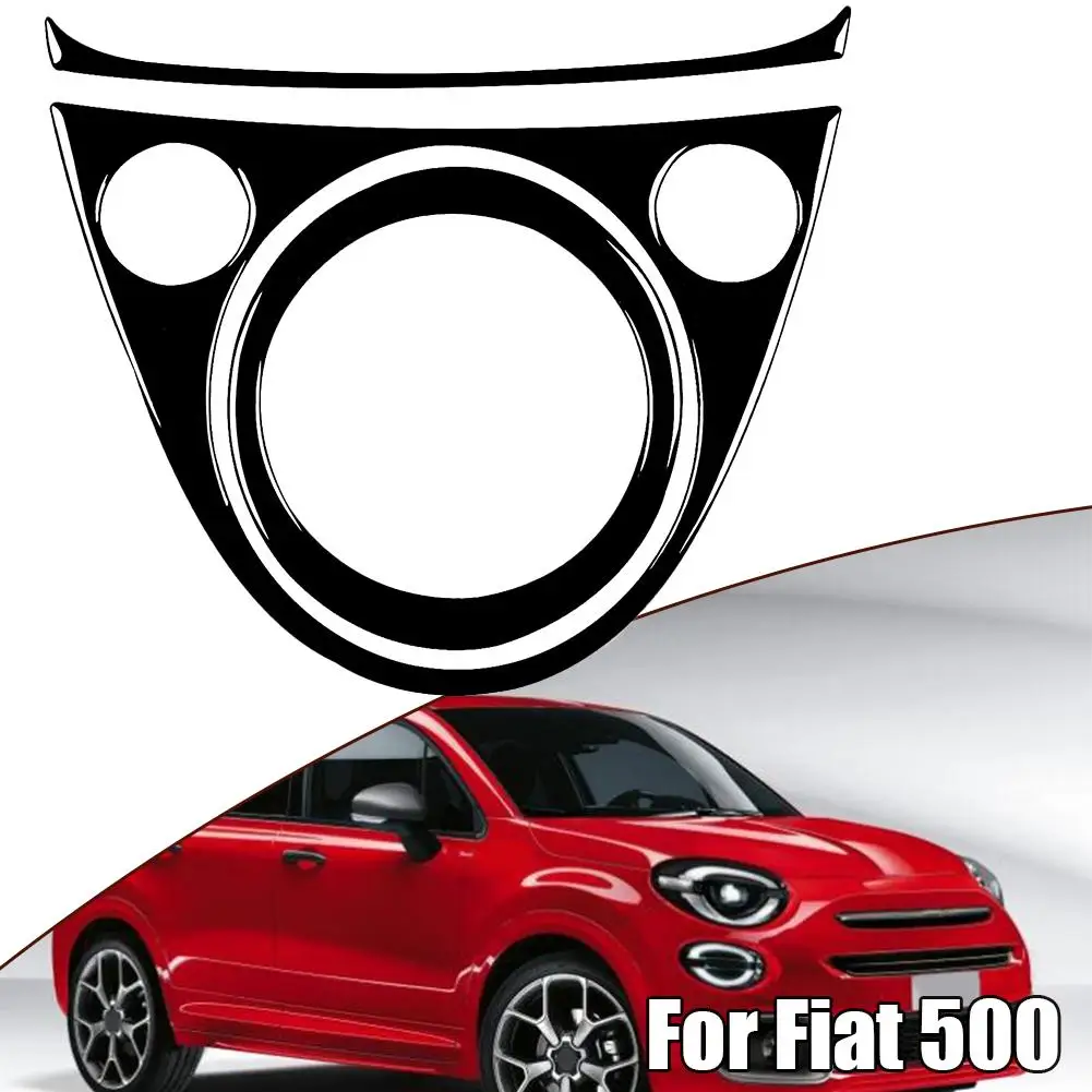 

Рамка центральной панели управления для Fiat 500, модификация интерьера, Центральная рамка панели управления, аксессуары для автомобиля