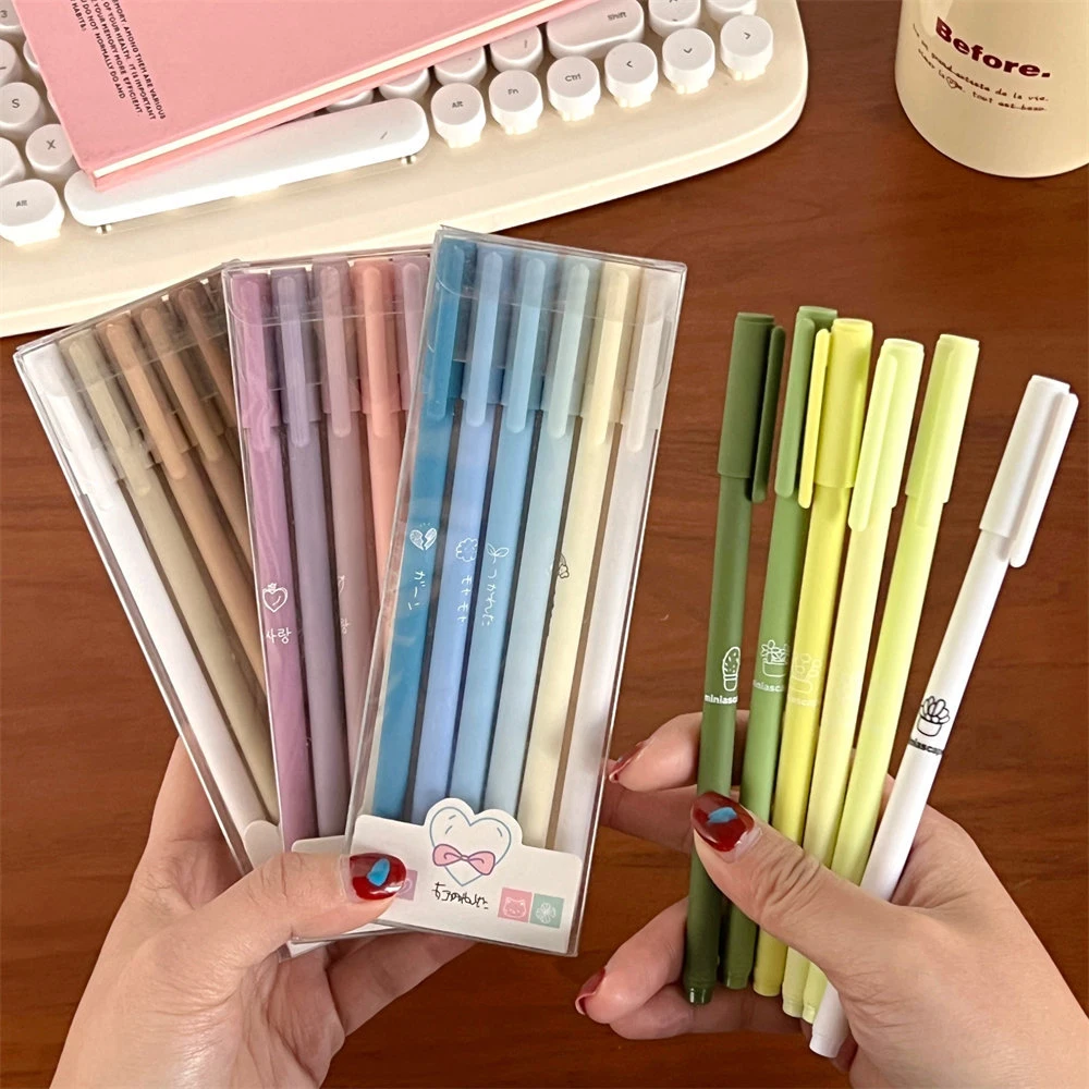 Gel pens 6Pcs Gradient Color Gels Packs Gel Pens for Writing Noting