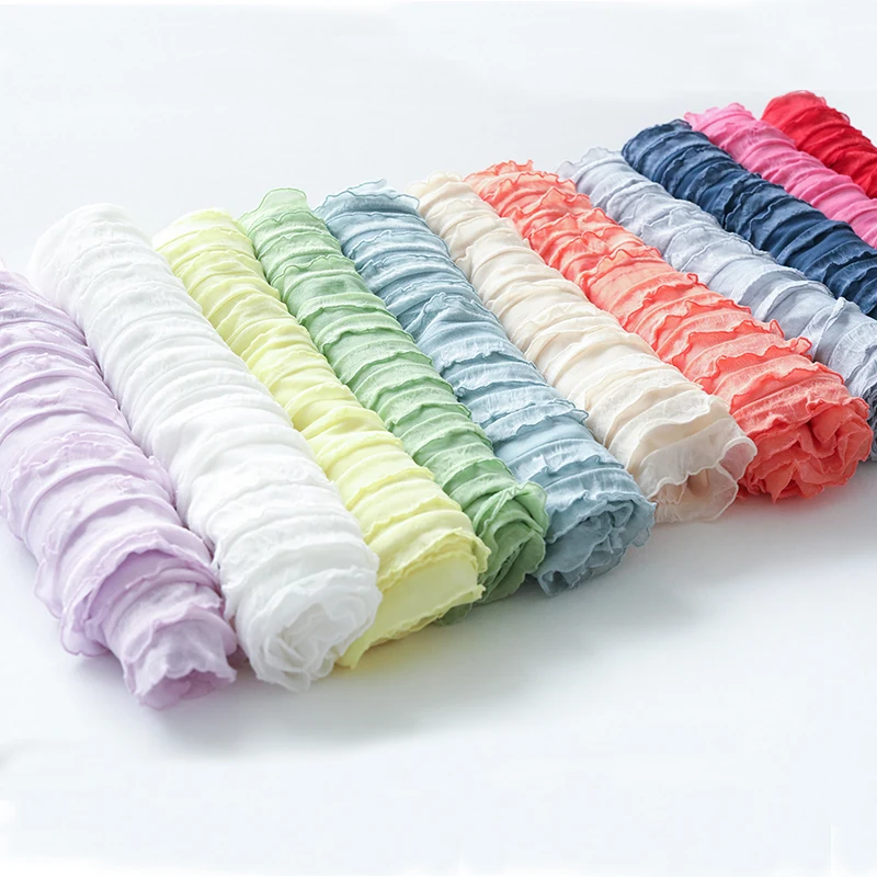 Stretch Lace Wraps Newborn Photography Props Infant Ruffle Fabric Posing Swaddle Accessories For Baby Bebe Shooting First Photo