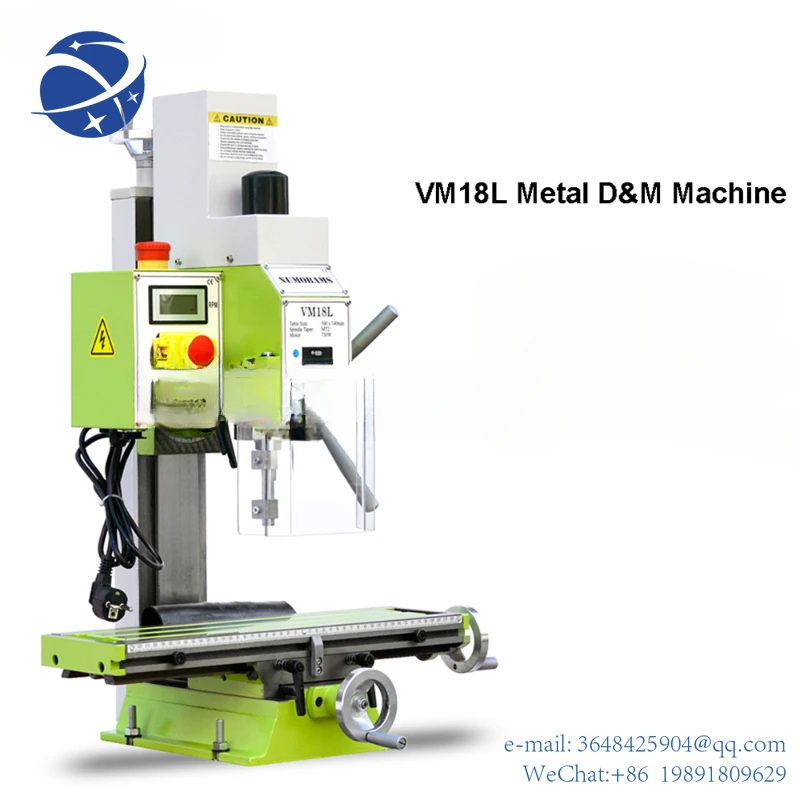 

YYHCNUMOBAMS VM18L 750 Вт бесщеточный двигатель DIY сверлильный и фрезерный станок для металла