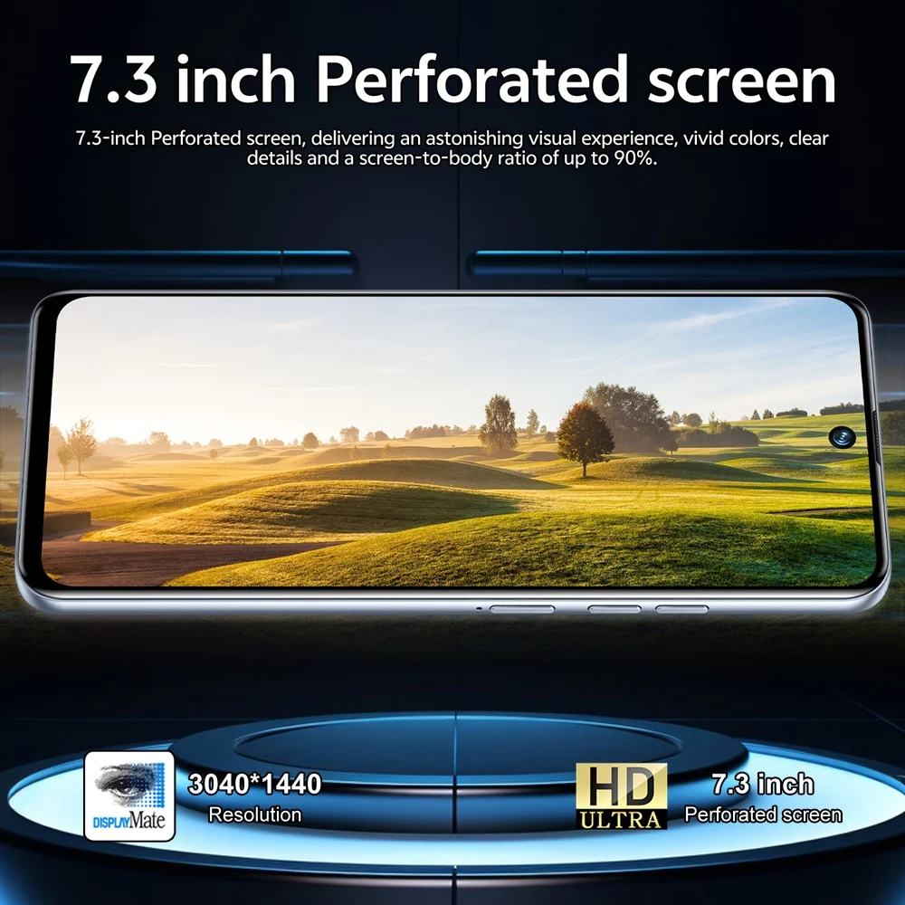 K-Touch C27 Ultra Mobile Phones 5G Dual Card Dual Standby Smartphone 7.3 HD Android 15 Cell Phone 8000mAh Face Unlock 16+48MP Camera Global Version Cellphones For Men Women