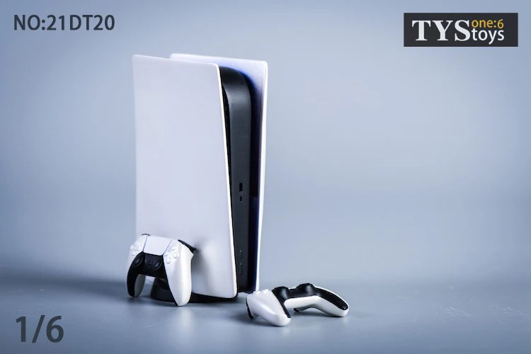 TYSTOYS 1/6 스케일 미니 PS5 비디오 게임기 장난감, 콘솔 장면 액세서리, 12 인치 군인 액션 피규어, 21DT20, 22DT21