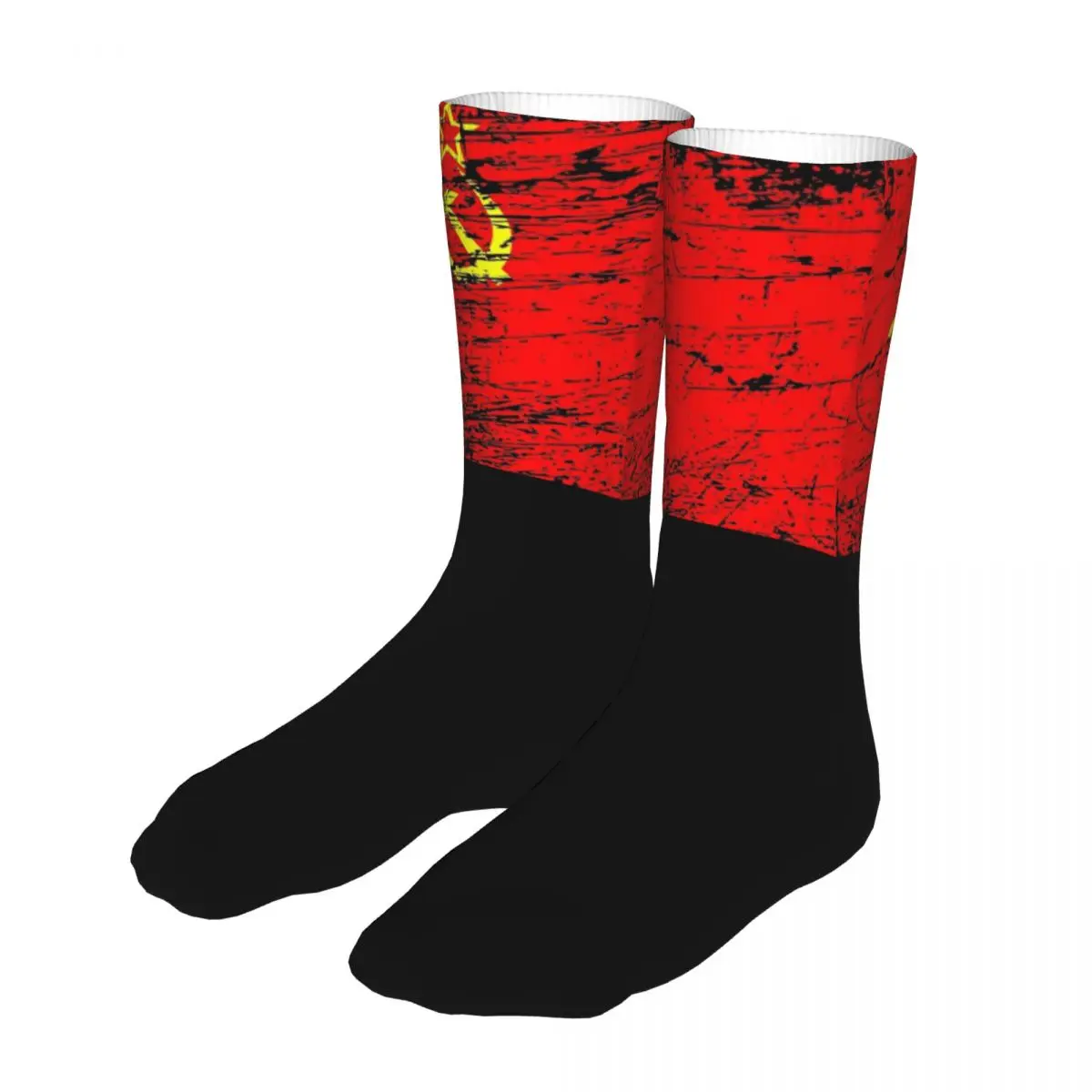 

New Socks Men's Women's Casual Soviet Union USSR Russia Flag Socks Communist Socialist Graphic Socks Spring Summer Autumn Winter