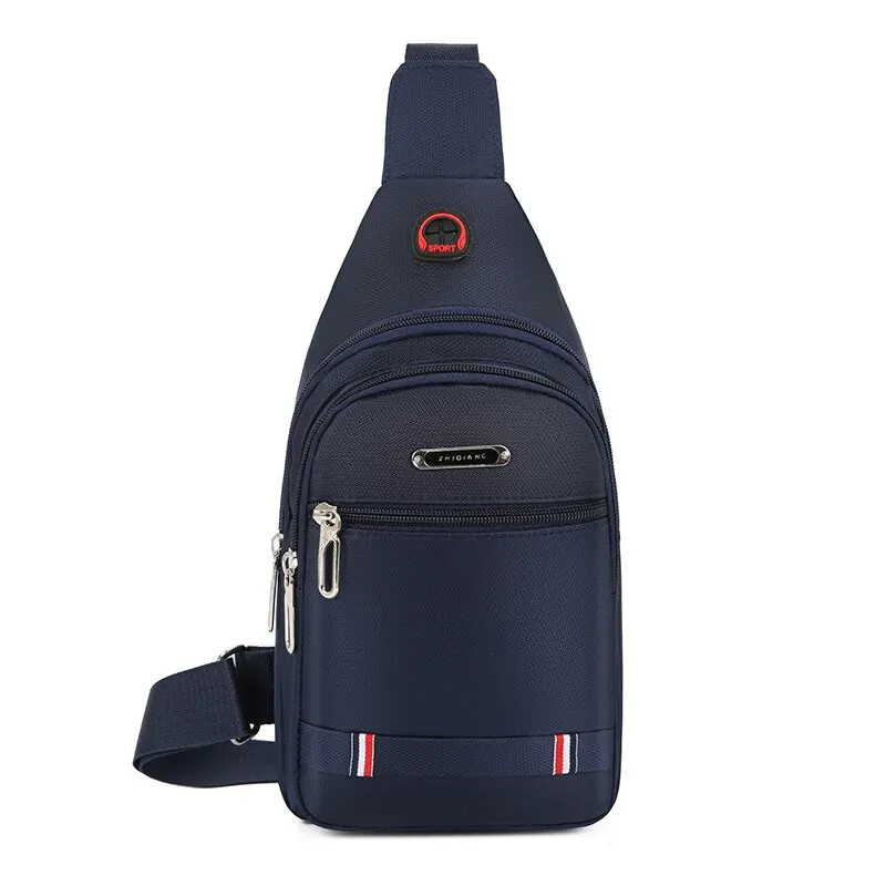 MenChestBagNewFashionTrendCrossbodyBagMultifunctionalOutdoorSportsPortableShoulder