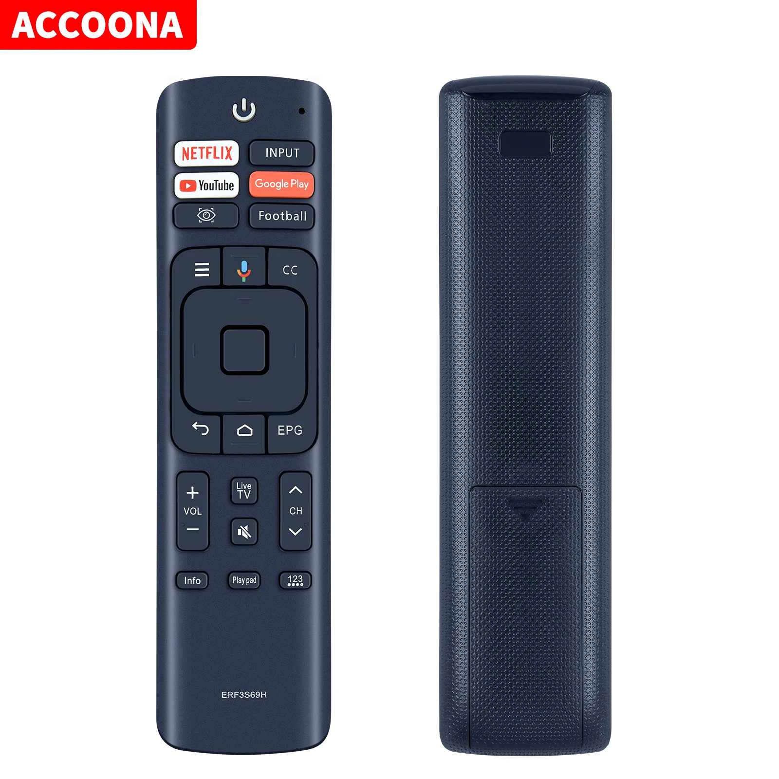 Substituição Controle Remoto Fit para Hisense tv Erf3s69h
