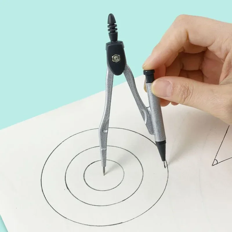 A Whole Set OfCompass Set Ruler Measurement Learning Professional Multifunctional Drawing Tool Ruler and 8-pcs