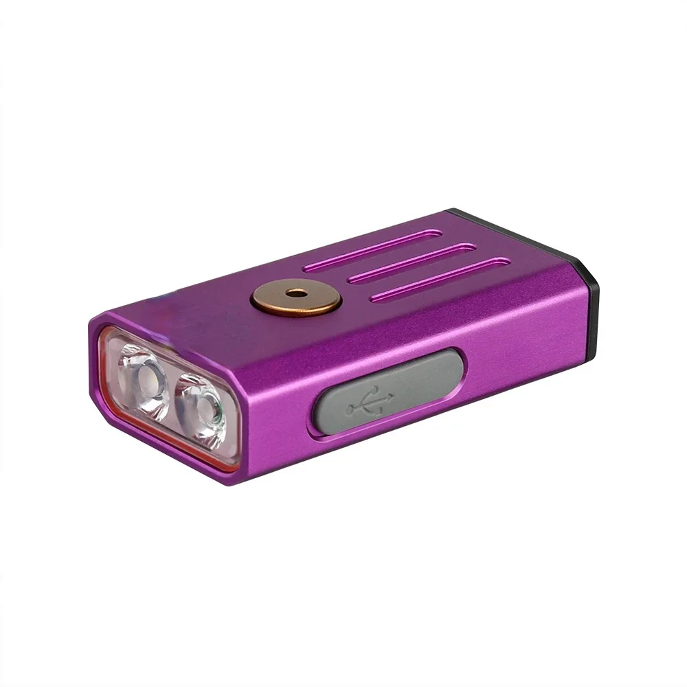 

MINIX 320LM LED Reading Light Indoor Reading Bedroom Wall Light USB Colorful Outdoor EDC MINI Key chain Flashlight