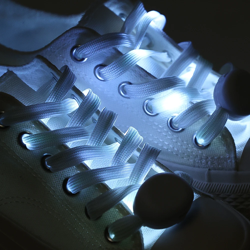 Lacets Lumineux LED Pour Chaussures De Sport - Flash Lumineux - Fun Et Pratique