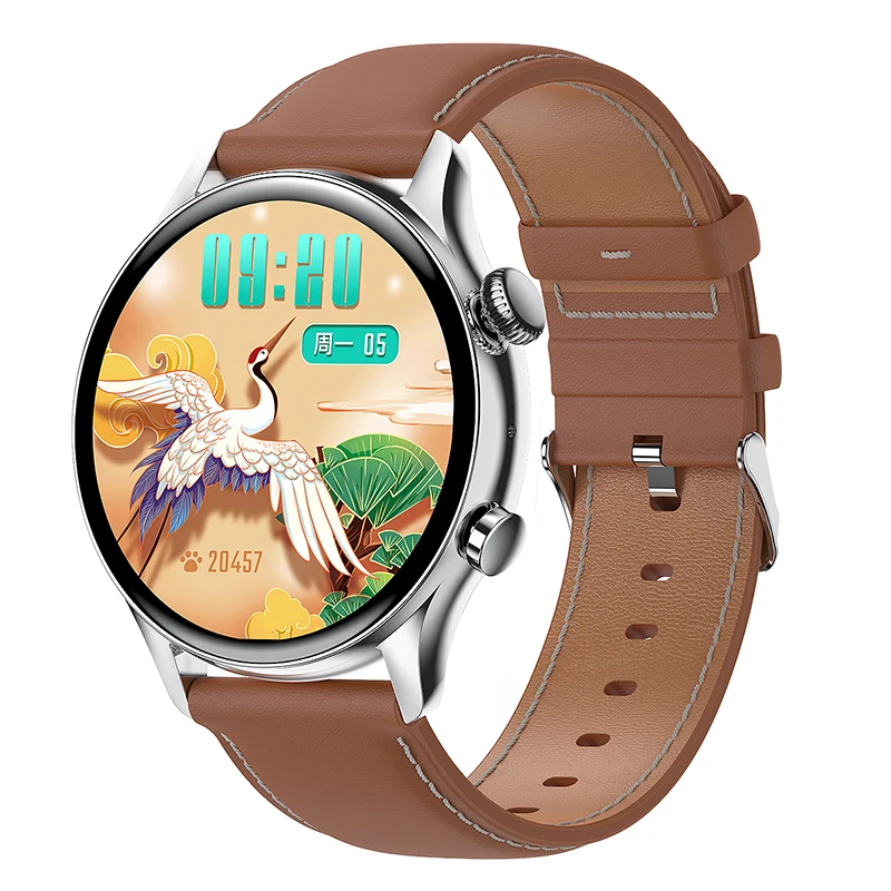 2022 New 390*390 Screen Smart Watch Women Always Display The Time Bluetooth Call Smartwatch Mens Music Player For Android iOS 