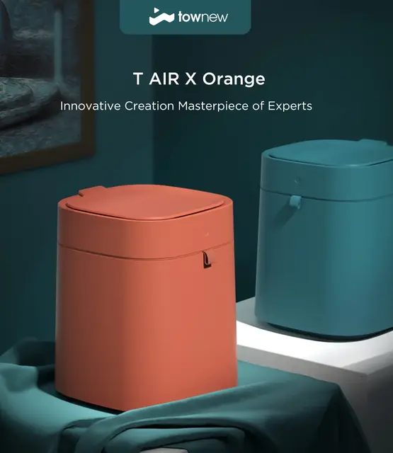 TOWNEW T Air X Smart Trash Can,3.5 Gallon Automatic Garbage
