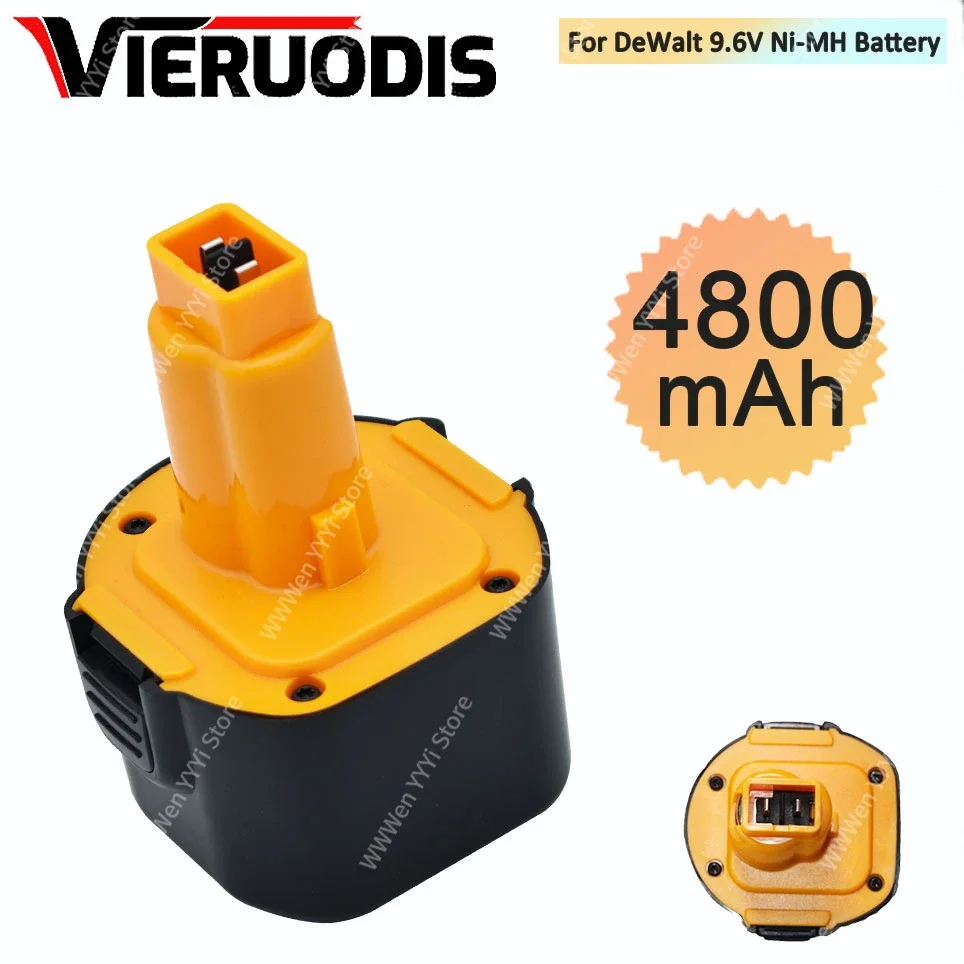 

For Dewalt 9800mAh 9.6V Ni-MH Battery DE9036 DE9061 DE9062 DW9060 DW9061 DW9062 EZWA 29 4800mAh 6800mAh