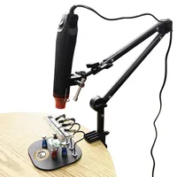 Universal Helping Hand Soldering Clamp Metal Flexible Arm PCB Clip for Hot Air Gun With PCB Holder For Desoldering Repair Tool S - Image 3