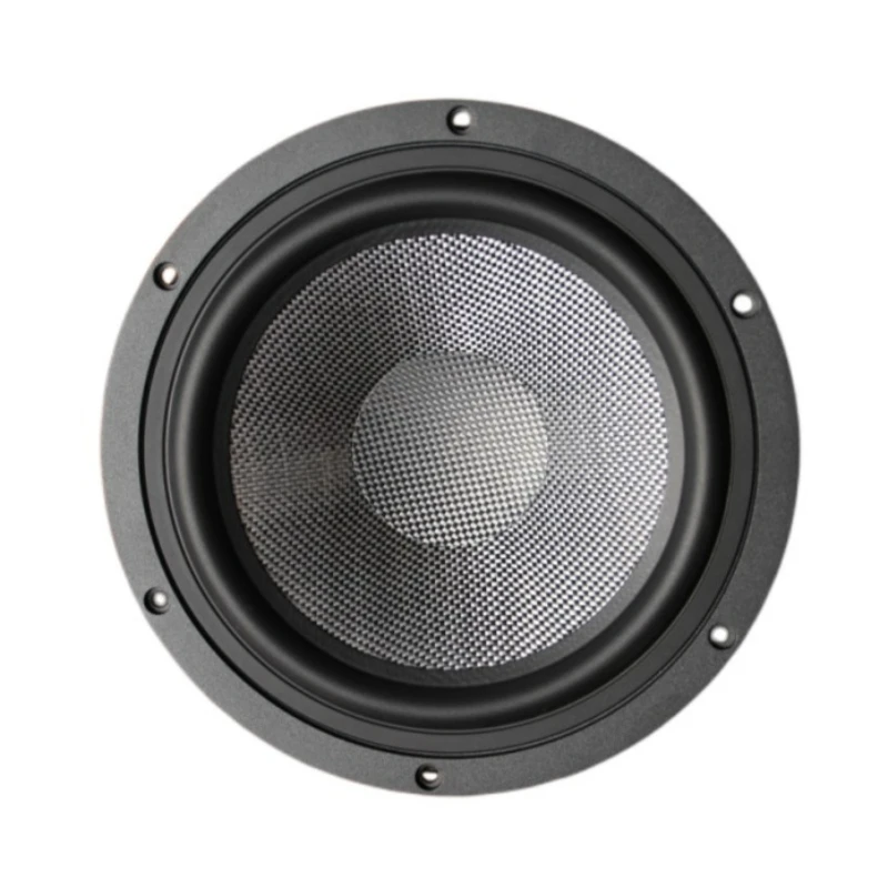 SOTAMIA 1개 8인치 미드 우퍼 8옴 200W 카본 파이버 글래스 파이버 브레이디드 사운드 베이스 HIFI 스피커 홈 시어터 음악 시스템