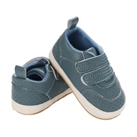 Toddler PU Sneakers Casual Solid Color Cute Baby Flats Breathable Infant Walking Shoes for Newborn Girl Boys 5