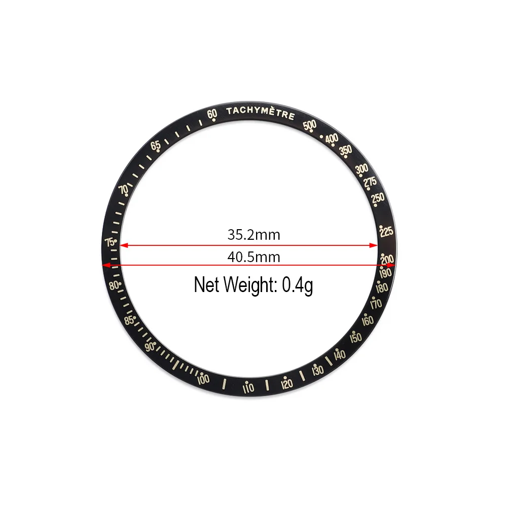 Aluminum Metal Bezel Ring Insert for Watch Case Decoration