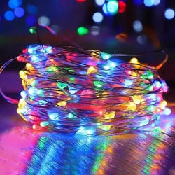 LED Fairy String Lights for Home and Event Decoration (Multicolor)