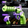 Revolver Toy Guns Manual Pistol Weapon Soft Bullet Throw Shell Gun Toy Anti-stress Launcher for Adults Boys Outdoor Games 6