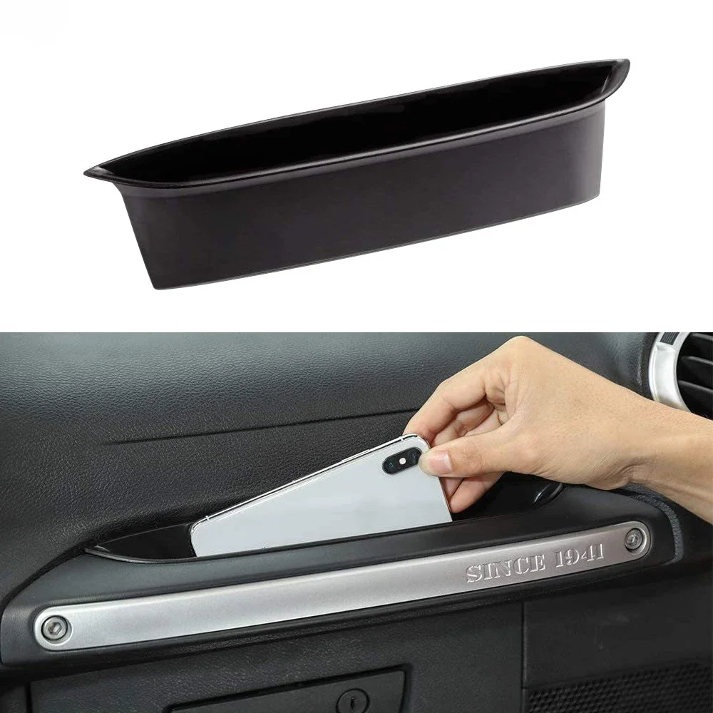 Savadicar Door Handle Storage Organizer For Jeep Wrangler JK/JKU (2007-2010) - Set Of 4, Black - View #3