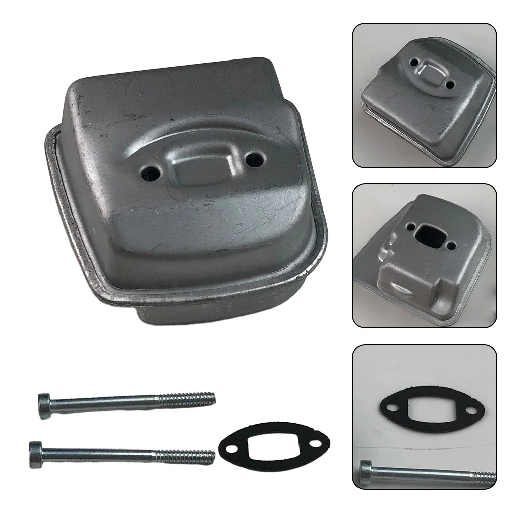 

Выхлопной глушитель для FS55, прокладка для садового бензопилы Stihl, запасные части для дома, сада, двора, уличный электроинструмент, аксессуары