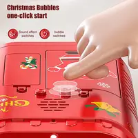 Firework Bubble Maker Firework Bubble Blower Machine Christmas Bubble Machine Toys Reusable Outdoor Bubble Maker With Lights For 2