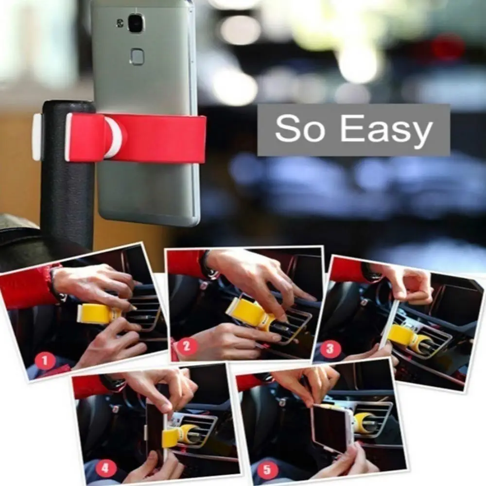 Mini 360 Degree Universal Bicycle Phone Mount Car Air Vent Mount