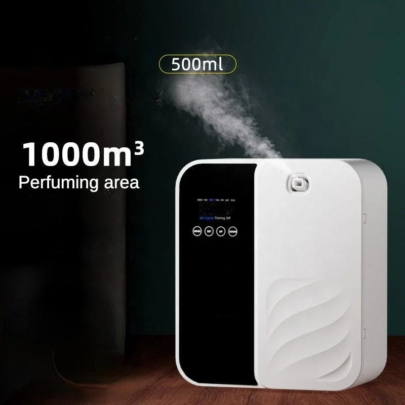 Diffusore di aromi 1000m3 Odore elettrico Profumo Oli essenziali Deodorante per ambienti Capacità 500ML Aroma di fragranze - immagine 5