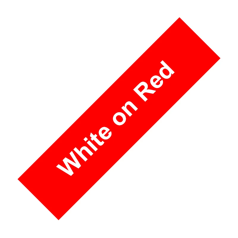 Black on White Dymo D1 Label Tape, Various Widths