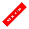 White on Red