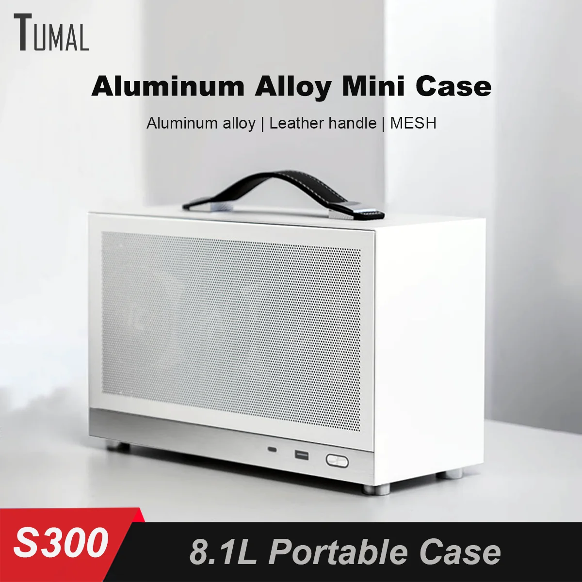 Compact Aluminum MINI ITX PC Case with 7L Capacity and Type-C Port Support