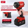 Milwaukee Cordless Impact Wrench 300N.m Brushless Compact Electric Wrench Recharge 18V Battery For Car Tires Power Tools 1