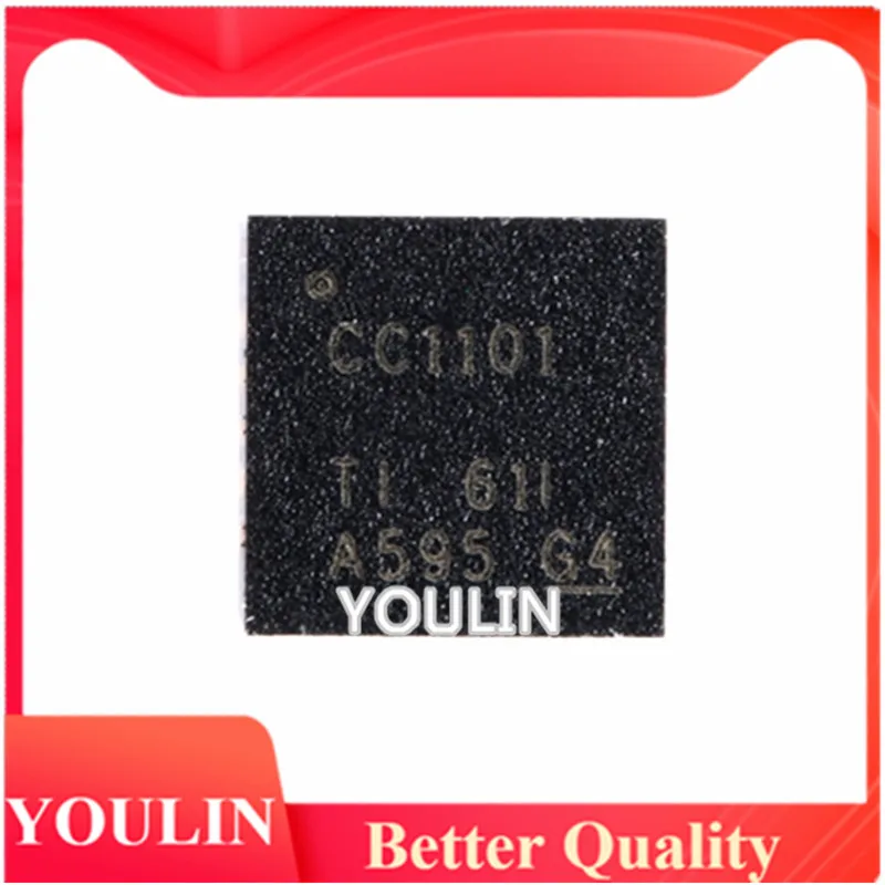 5 Pz Nuovo Originale Cc1101 Ricetrasmettitore Rf Muslimrf Wireless Rf Chip Qfn20